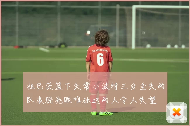 祖巴茨篮下失常小波特三分全失两队表现亮眼唯独这两人令人失望
